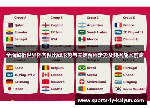 全面解析世界杯各队出线形势与关键赛程走势及数据战术前瞻